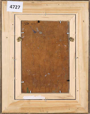 Горбатов Константин Иванович (?). Интерьер парадного зала в бюргерском стиле